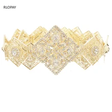 RLOPAY, новинка, марокканская Мода, кафтан, ремни, кристалл, Grown, ремни для женщин, арабское золото, пояс на цепочке