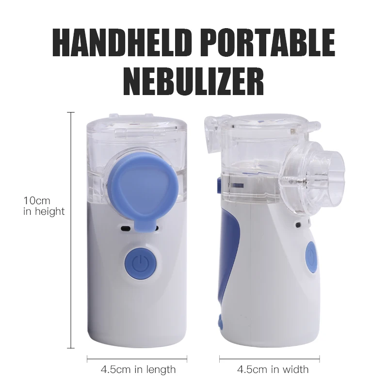

Household Portable Mini Handheld Silent Atomizer Inhaler Atomize Adult Kid Atomizer Machine Health Care Humidifier Set Hot Sale