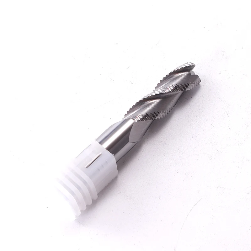 

ZGT Roughing Milling Cutter Aluminum Copper Wood Cnc Cutter End Mill HRC55 3 Flute Alloy Carbide Tungsten Steel Endmill Tools