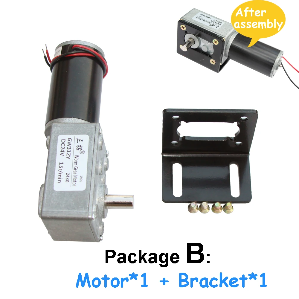 24v 3 470rpm motor minhoca de alta torque 02