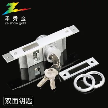 

Framed Door Lock Glass Door Covered Edge Lock KFC Door Locks Engineering Hardware Supporting lv he jin suo