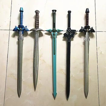 

80cm SkySword & SAO Elucidator Sword Cosplay Blue Black / Sting Sword Dark Repulsor & The Gold 72cm The