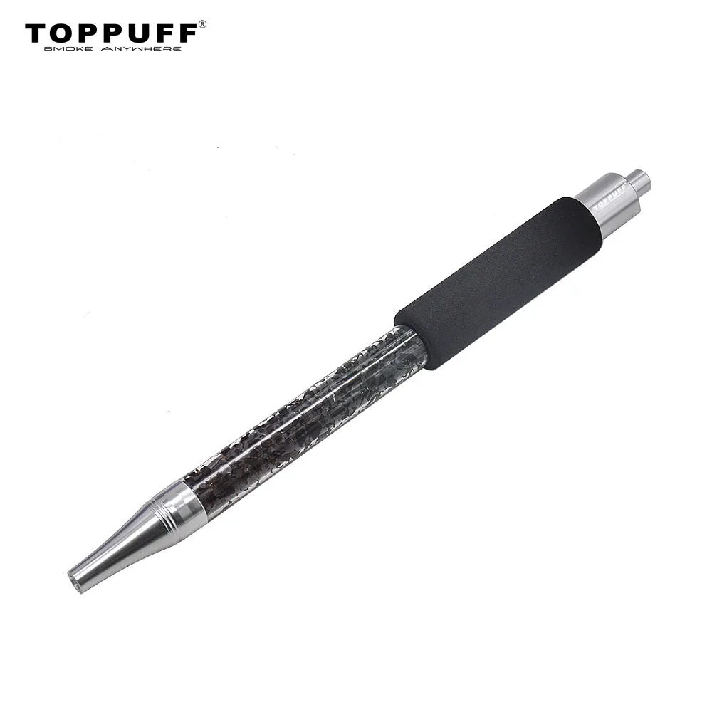 TOPPUFF Cool Ice Hookah Handle Fits Any Hookah Shisha Hose 366MM Chicha Narguile Handle Ues Sponge Wrapped With Ice Capsules