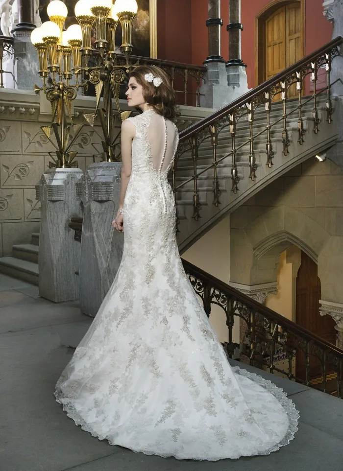 Robe De Mariage, сексуальное платье русалки с открытой спиной,, Роскошное винтажное свадебное платье, Vestido De Novia, платья для матери невесты