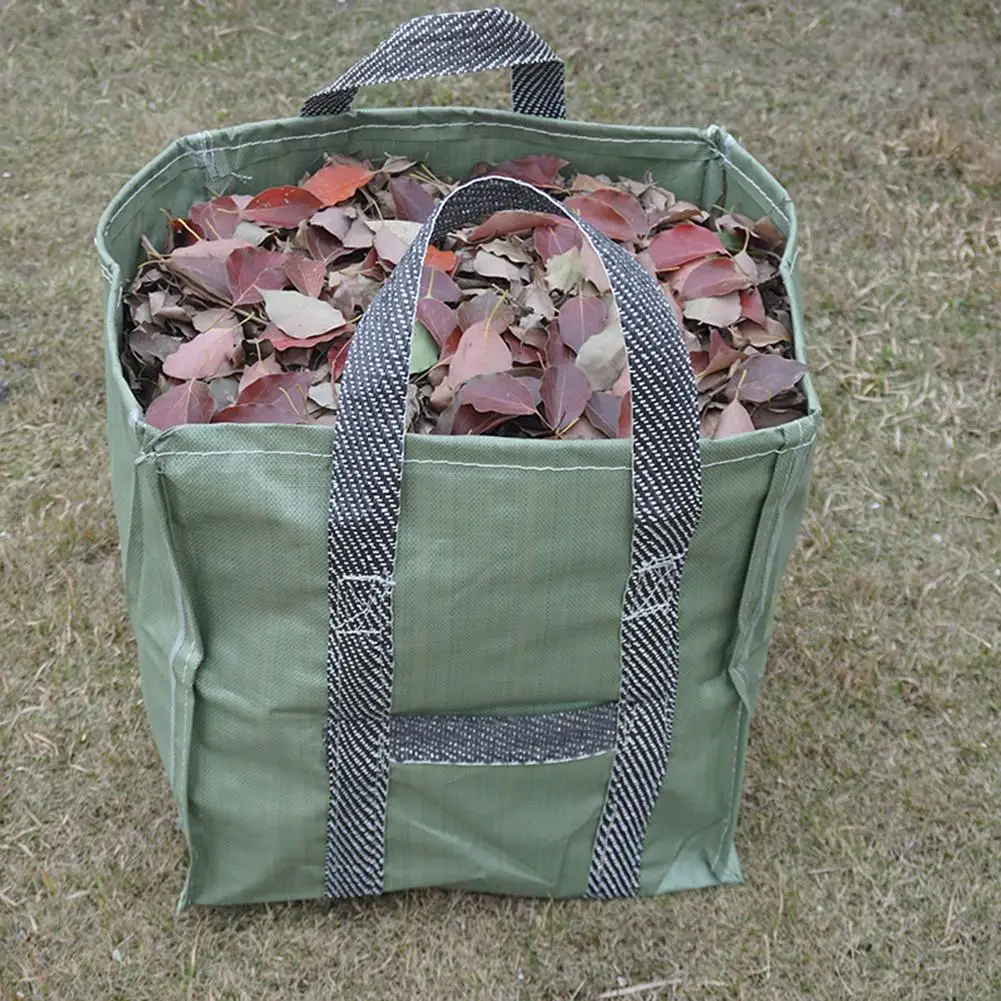 252L Garden Waste Bag Large Capacity Refuse Rubbish Sack Bin Reusable Lawn Yard Leaf Plant
