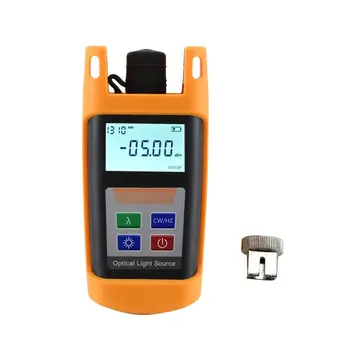 

Fiber Optic Light Source Laser Light Hand-held Stable Dual Wavelength Light Source with Protective Rubber Boot