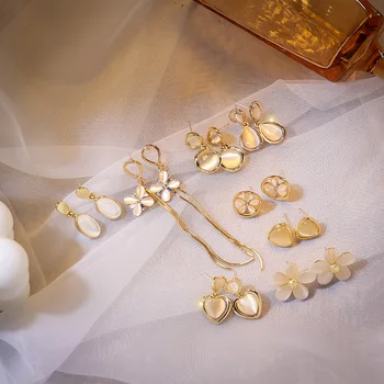 

30 Pairs/lot women earring set luxury fashion earrings wholesale women jewelry earrings lot 201104-186