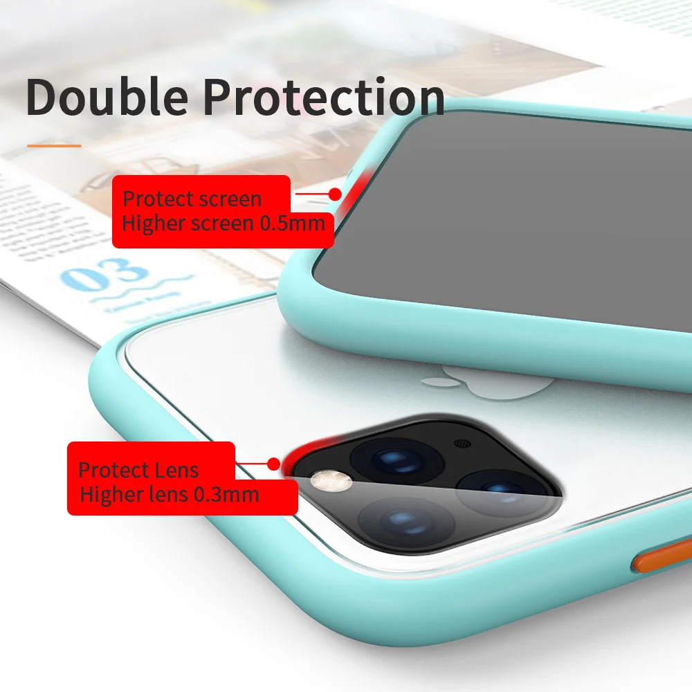 Противоударный мягкий ТПУ чехол для iPhone 11 Pro Max XR XS MAX X Роскошная Защита задняя крышка для iPhone 8 7 6s 6 Plus чехол Coque Capa