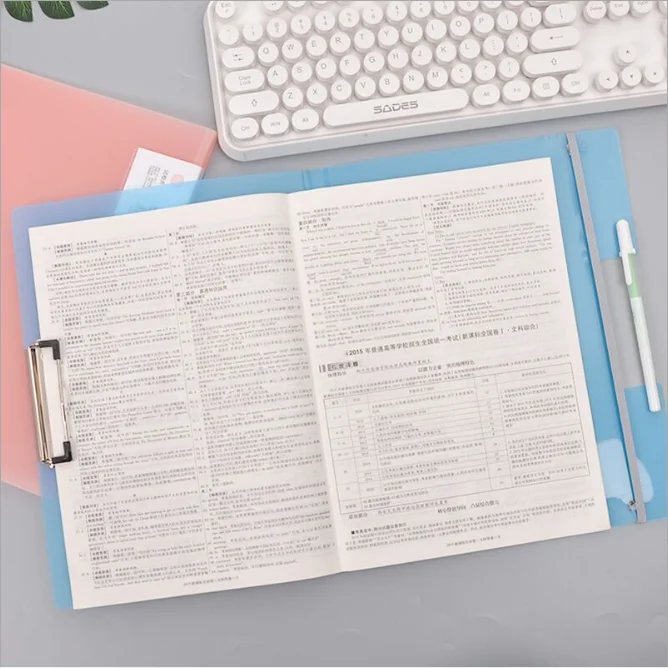 A3 папка для документов 2 зажима прозрачная бумажная сумка хранения канцелярские