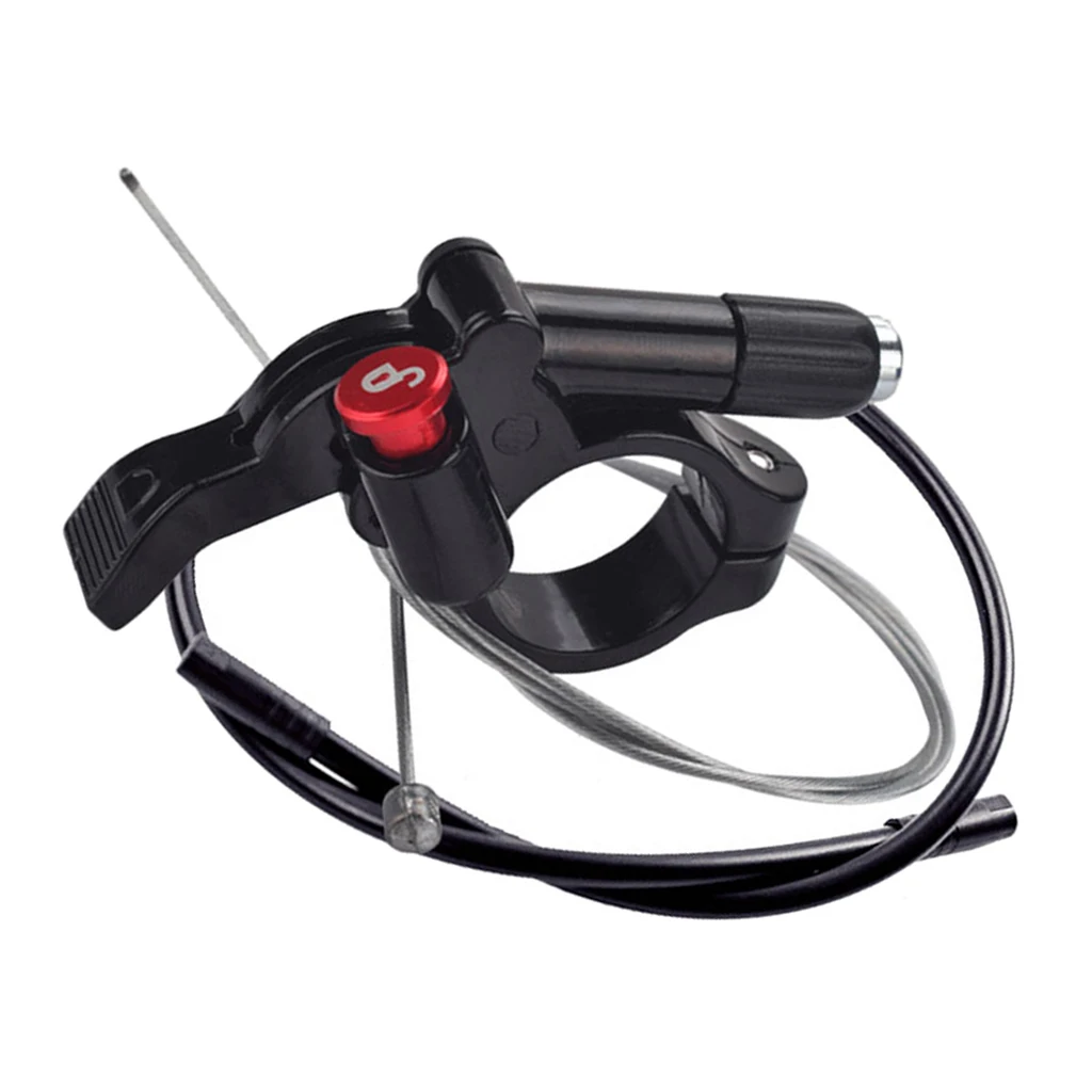 Durable Bike Fork Remote Lockout Lever For  Front Fork W/ Wire Tube