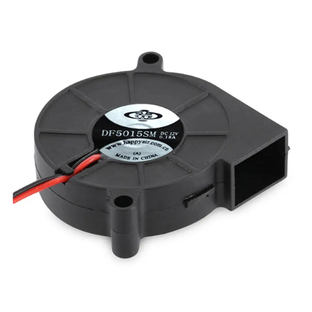 1pcs Mini Cooling Fan 3D Printer Parts 5015 Radial Turbo Blower Fan DC 12V Cooling Fan For 3D Printer Cooling Heatsinks