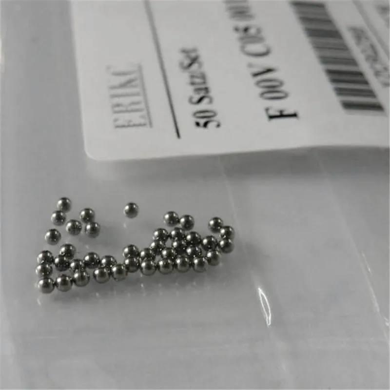 ERIKC Steel Ball 1.34mm F00VC05001 for 0445120 Injector Cermaic Ball 1.34mm 1.50mm F00VC05008 CR Fuel F00VC05009 Nozzle Valve  (6)