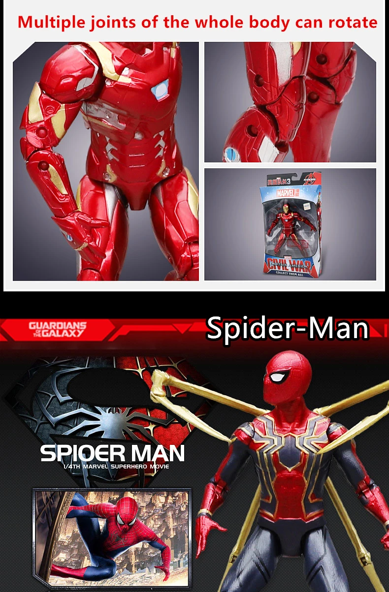 Hasbro игрушки Marvel The Avenger Endgame 17 см супер фигурка супергероя Тор Hawkeye Росомаха Человек-паук Железный человек фигурка игрушки куклы