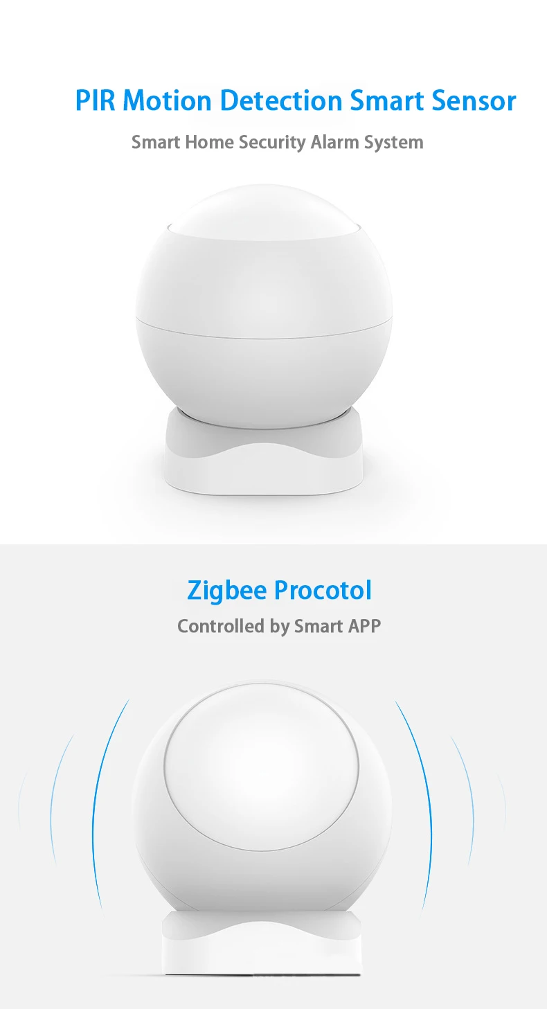 Cateyes Zigbee 3,0 Tuya smart life APP инфракрасный PIR датчик движения, умный датчик, беспроводная система охранной сигнализации