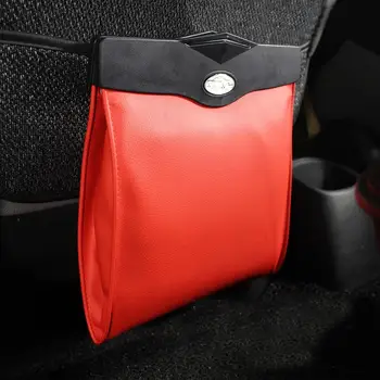 

Car Trash Bin Garbage Can Hanging LED Dustbin Car Bag Backseat Automobiles Storage Bag Can Garbage Holder Car Accessories