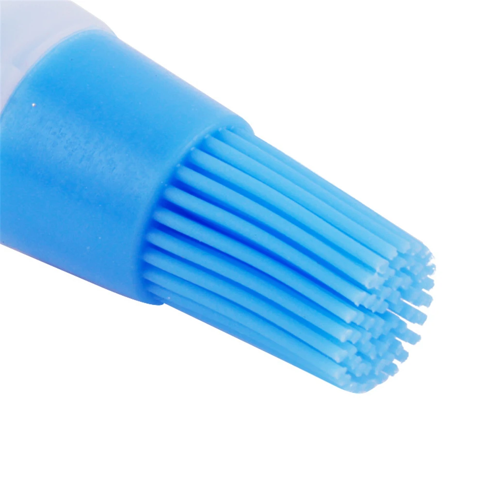 Pancake Baking Basting Oil Control Brush Silicone Butter Brush with Oil Bottle High Temperature Resistant BBQ Oil Brush Outdoor