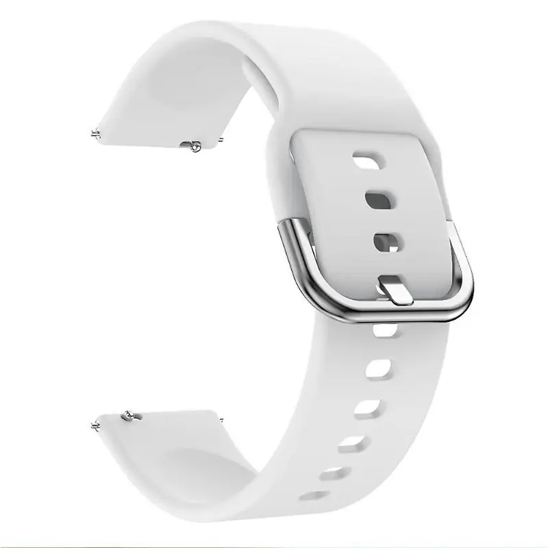 Браслет Сплошной цвет 20 мм силиконовый ремешок для Huami Amazfit GTS/GarminMove/vativomove HR прохладная и удобная вентиляция