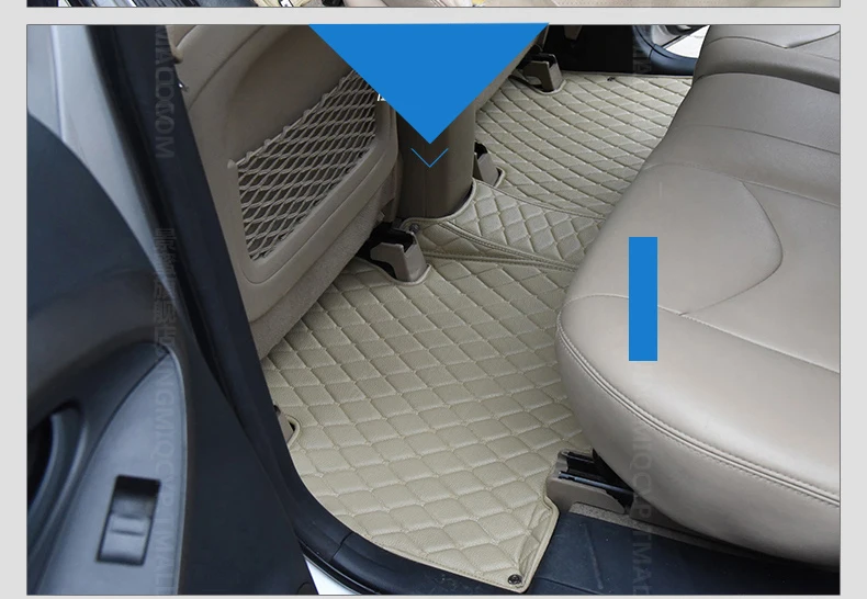 Lsrtw2017 кожаные автомобильные коврики для toyota rav4 2005 2006 2007 2008 2009 2010 2011 2012 xa30 коврик ковер аксессуары для ног