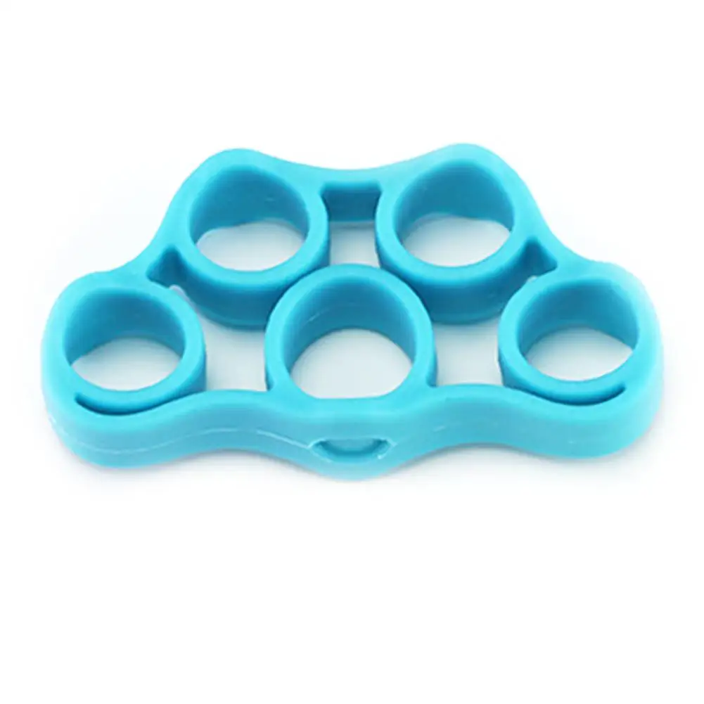 Guitar Player Practice Exerciser High Elastic Silicon Hand Grip Strength Finger Strength Training Muscle Power for Guitar Bass