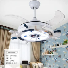 Современные детские светодиодные потолочные светильники для спальни, креативный мультяшный подвесной светильник с рулем, декор для гостиной, ужина, потолочный вентилятор, светильник, светильники