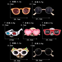 Verslitile модная крутая масляная капля брошь солнцезащитные очки форма очков сплав масляная капля корсаж значок