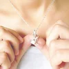 Double Dolphin Rhinestone Pendant Necklace ► Photo 2/6