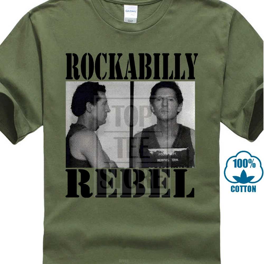 Мужская летняя футболка Jerry Lee Lewis Rockabilly Rebel Foto Archivo с 3D принтом коротким рукавом|men