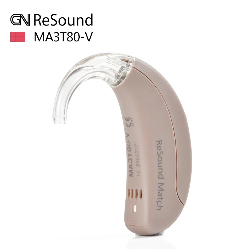 Original GN ReSound Match MA3T80 Super Power BTE Digital Hearing Aids Mini Sound Amplifiers - Цвет: MA3T80