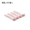 Pink 4X силиконовые намотки для гарнитуры Наушники Шнур ремень крюк петля Кабельный органайзер кабельная стяжка анти-потеря наушники аксессуары - Цвет: Pink