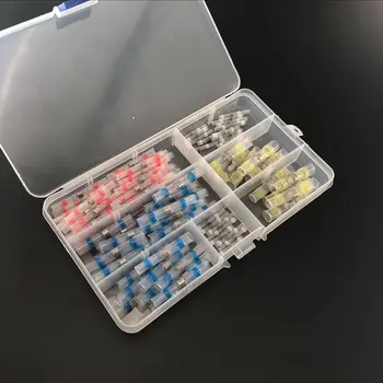 

100PCS Heat Shrink Soldering Sleeve Terminals Insulated Waterproof Solder Tube Wire Connectors Electrical Wire Soldered Terminal