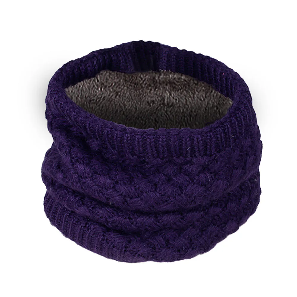 New Fashion Winter Scarf For Women Men General Baby Scarf Thickened Wool Collar Scarves Boys Girls Neck Scarf Cotton Unisex