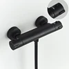 SHBSHAIMY Matte Black Thermostatic Concealed Shower Sets With Handshower Wall Mounted Hot and Cold Bathtub Faucet Mixing Valve 5