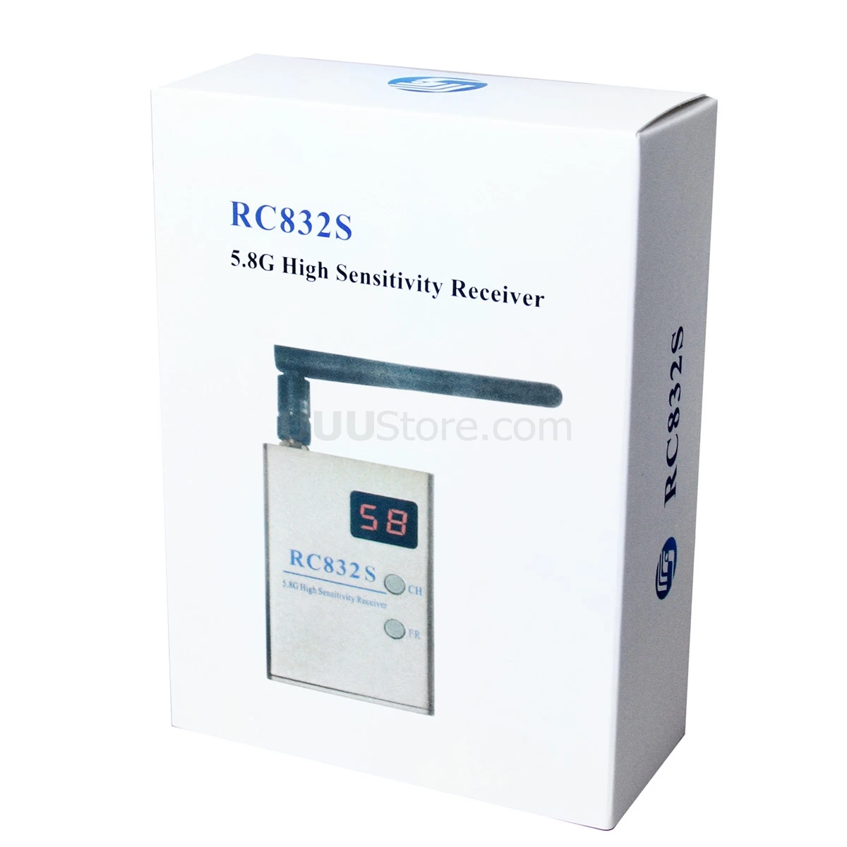 RC832S Receiver - FPV 5.8G 5.8GHz 48 Channels Video Receiver With A/V and Power Cables Same As RC832 RC832H For FPV Racing Drone 28