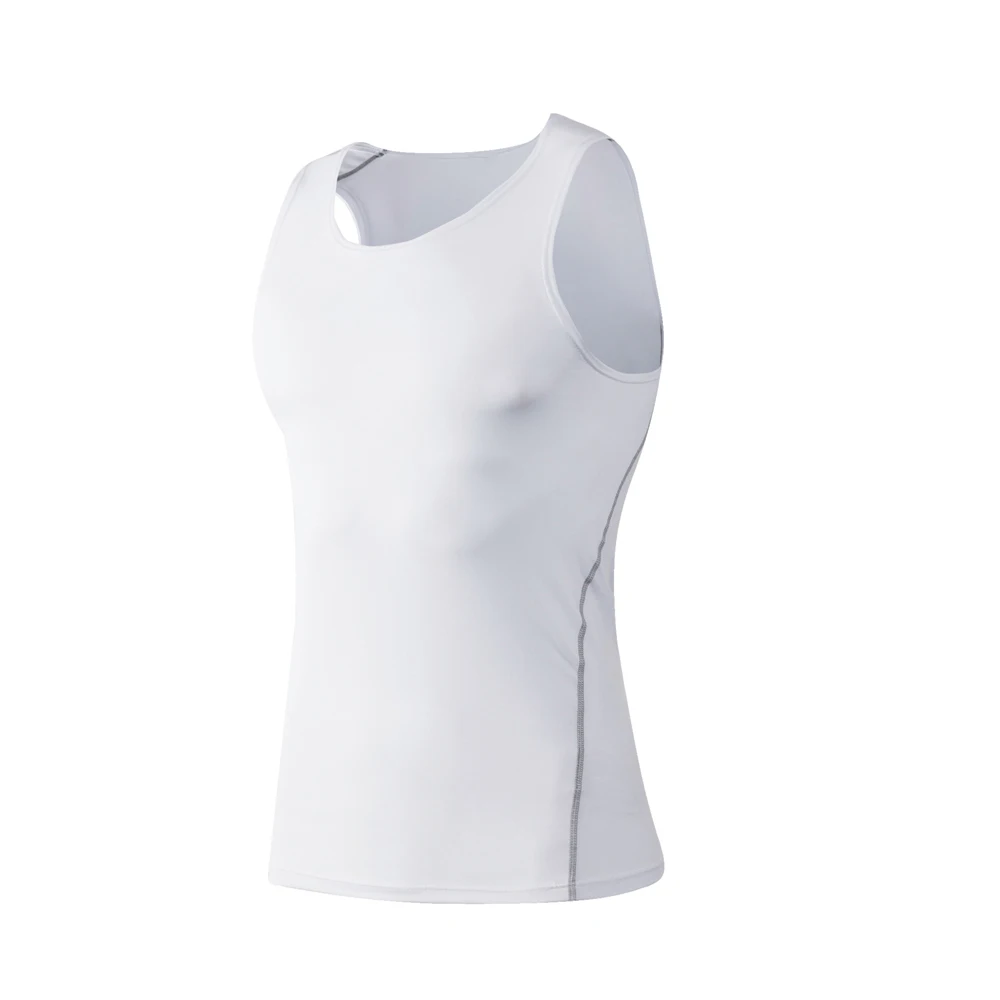Fashion Fat Male Training Polyester 7 Colors Sport Fitness Gym Athletic Shirts Sleeveless Tops Sport Vest Comfortanble S-3XL