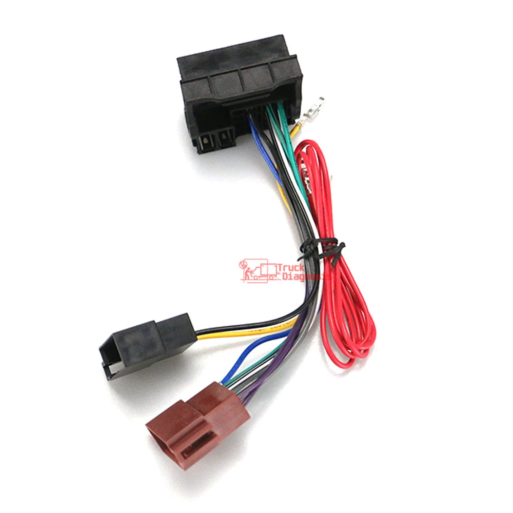Adaptador de ISO 12 125 para VOLKSWAGEN, AUDI, (modelos selectos), Conector de arnés de cableado, conector de Cable de telar de plomo|Conectores y cables de diagnóstico de coche| - AliExpress
