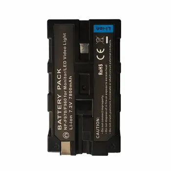 

7800mAh NP-F970 NPF-960 Photographic Lamp Battery for NP F970 F960 LED Video Monitor Battery Photography light Battery Batteria