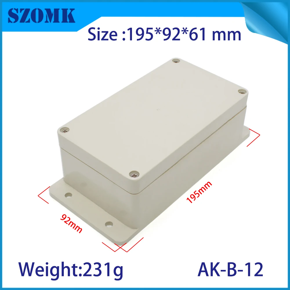 1 stück 195*92*61mm szomk kunststoff gehäuse box für elektrische