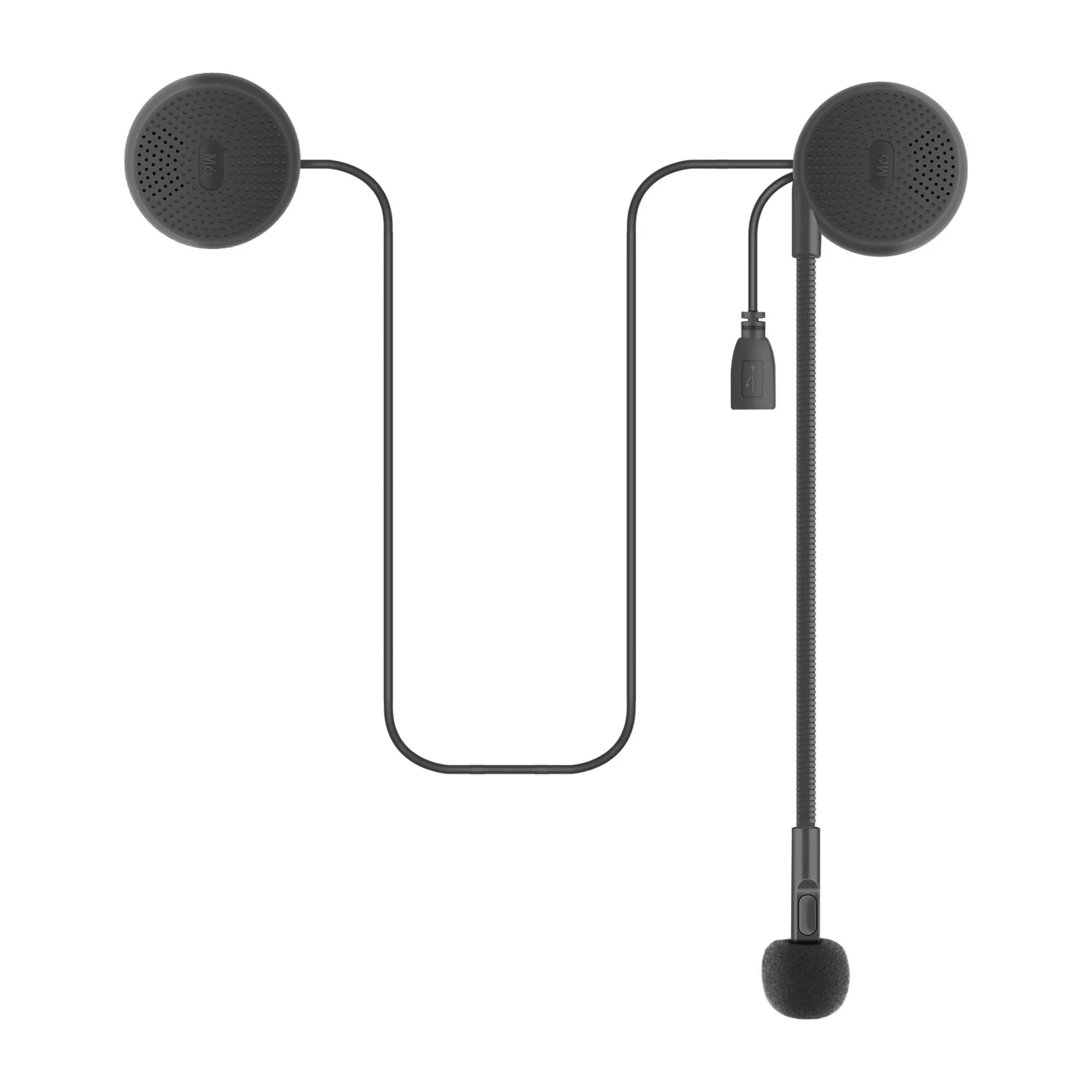 Motor Helmet Headset Bluetooth-compatible V5.0 Motorcycle Wireless Stereo Earphone Speaker Support Handsfree Mic Voice Control |