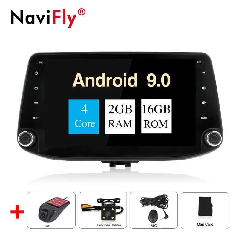 Android9.0 Восьмиядерный 4G ram 64G rom автомобильный мультимедийный плеер для hyundai i30 с gps-навигация, радио, стерео wifi - Цвет: 16G camera DVR