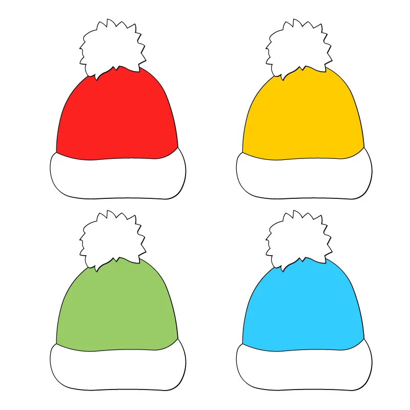 

New Christmas hat Wooden Die Scrapbooking C2999 Cutting Dies Multiple Sizes Compatible With Most Die Cutting Machines