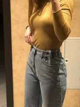 Vaqueros de cintura alta para mujer, Pantalones rectos de pierna ancha a la moda, holgados, cómodos, informales, ropa de mezclilla, pantalones bombachos