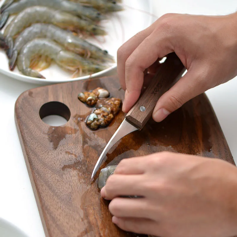 Нож для чистки креветок из нержавеющей стали, нож для чистки креветок, кишки, режущие рыбы, пилинг живота, нож для креветок, нож для омаров, кухонные инструменты
