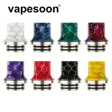 Цвет/змеиная кожа Кобра 810 капельный наконечник мундштук для электронной сигареты 810 распылитель Vape испаритель бак