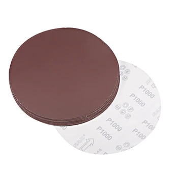 

uxcell 8.6-Inch Sanding Disc 1000 Grits Aluminum Oxide Flocking Back Sandpapers to non-metal wood rubber leather etc. 10Pcs