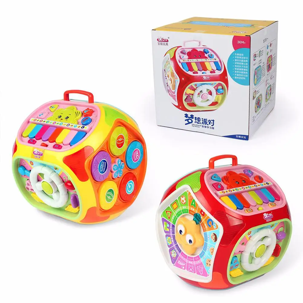 Kuulee 1-3 лет Детские игрушки многофункциональная Игра настольная головоломка для ребенка раннее образование Дом мудрости