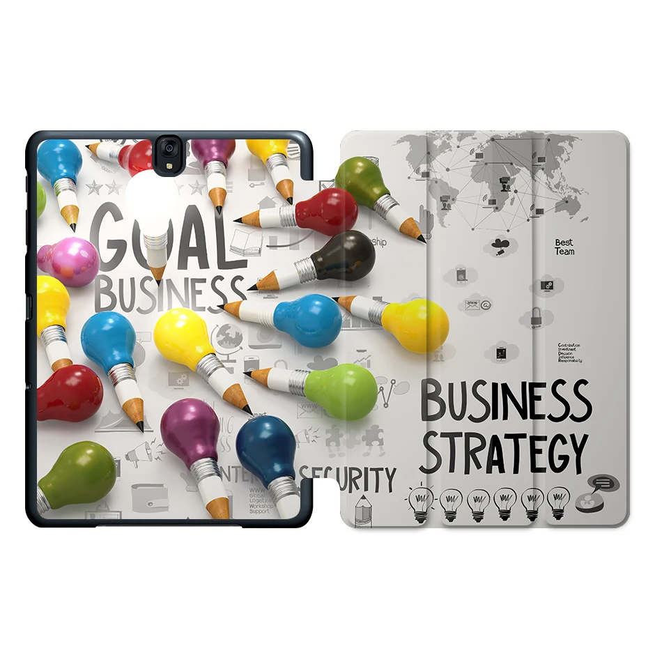 Чехол для планшета MTT для samsung Galaxy Tab S3, 9,7 дюймов, SM-T820, SM-T825, SM-T829 из искусственной кожи, трехслойный Магнитный откидной Чехол-подставка - Цвет: SS01