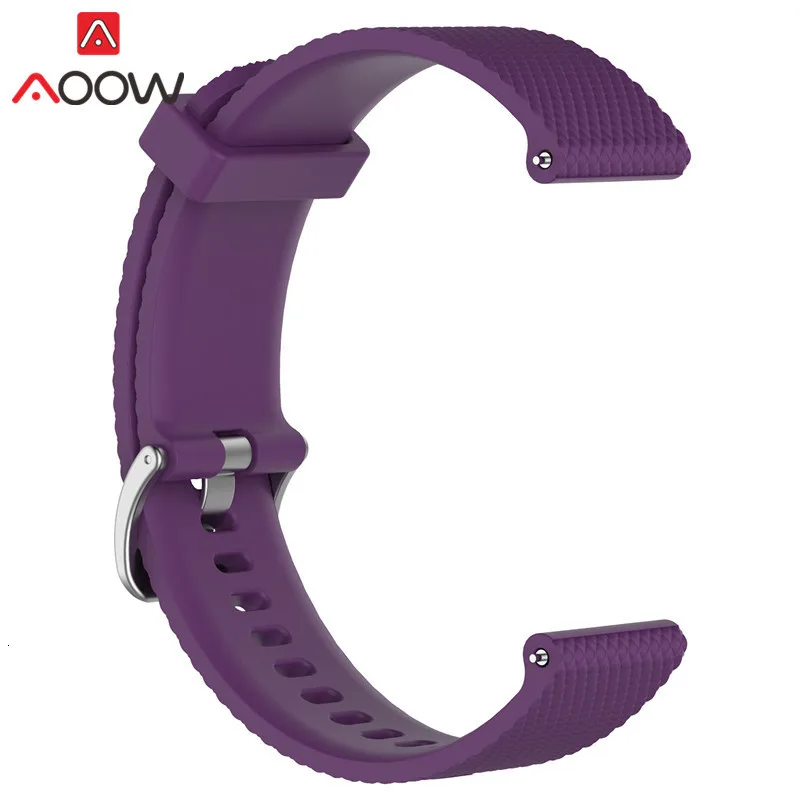 20 мм 22 мм силиконовый ремешок для samsung Galaxy часы Garmin Amazfit замена Браслет часы Группа ремешок для Шестерни Спорт S2 S3