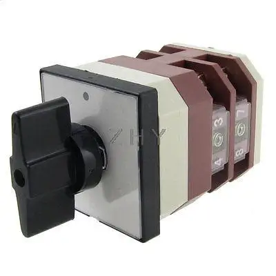 

AC 380V 220V on/off 2 Position Rotary Cam Universal Changeover Switch