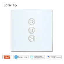 Tuya vida inteligente cortina con WiFi ciego interruptor para la persiana motor eléctrico Google Alexa eco Control de voz de casa inteligente