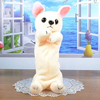 

Girls Boys Kawaii Plush Doll Gift Cute Pencil Bag Cartoon Stationery School Supplies Stuffed Simulation Dogs Box
